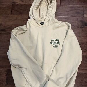 “Sunday Running Club” Hoodie Size Small